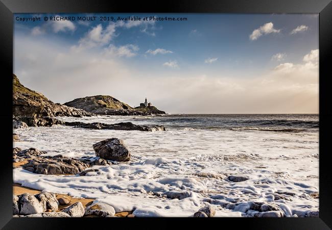 Mumbles Head Framed Print by RICHARD MOULT