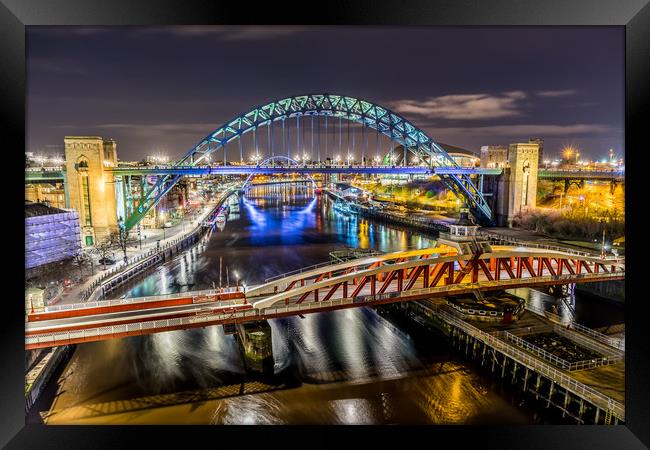 Night at the Toon Framed Print by Naylor's Photography