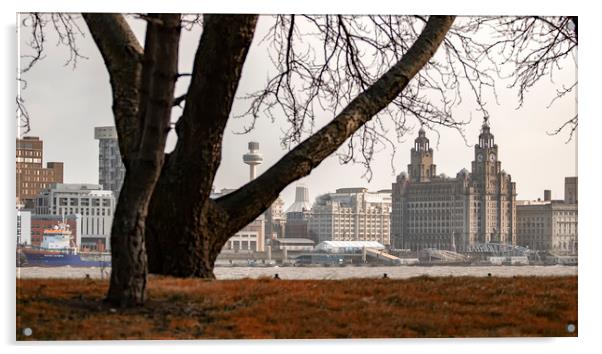 LIVERPOOL WATERFRONT Acrylic by Kevin Elias