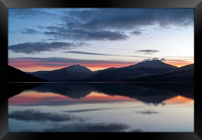 Sunrise on Loch Fyne Framed Print by Rich Fotografi 