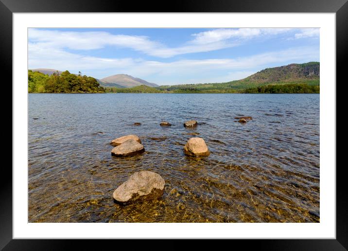 Thirlmere Water Framed Mounted Print by CHRIS BARNARD