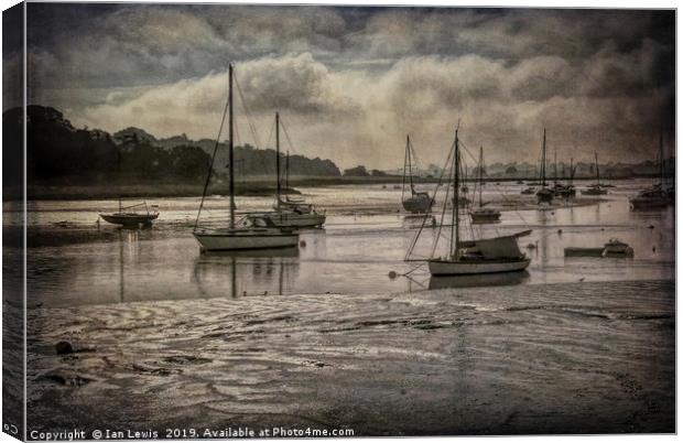 The River Deben at Woodbridge Canvas Print by Ian Lewis