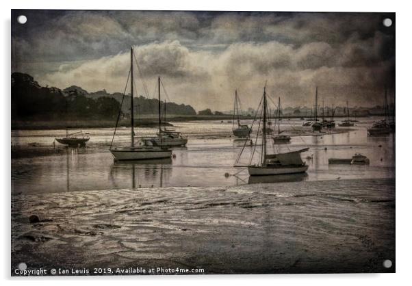 The River Deben at Woodbridge Acrylic by Ian Lewis