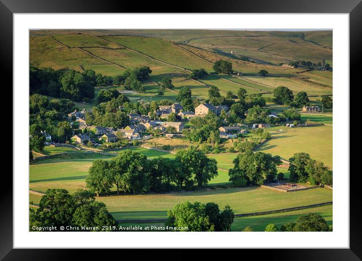 Appletreewick Wharfedale North Yorkshire Framed Mounted Print by Chris Warren
