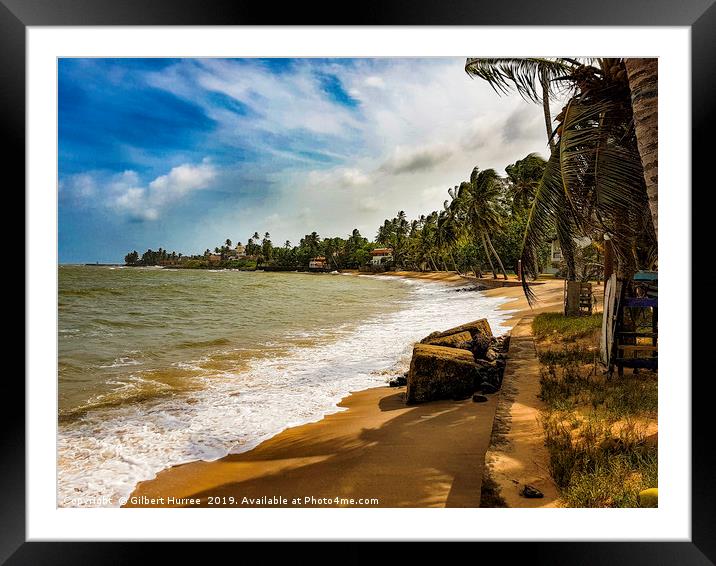 Sri Lanka's Paradise: Cinnamon Bey Beyruwala Framed Mounted Print by Gilbert Hurree