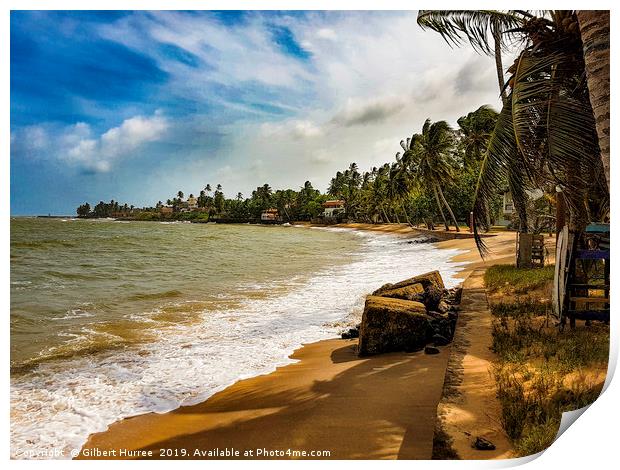 Sri Lanka's Paradise: Cinnamon Bey Beyruwala Print by Gilbert Hurree