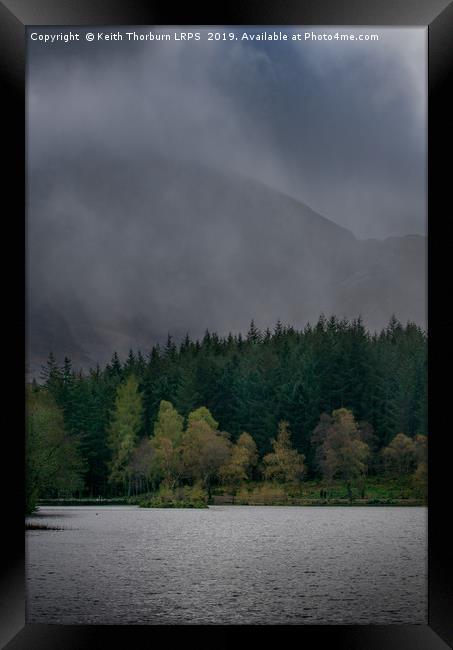 Glencoe Lochan Weather Framed Print by Keith Thorburn EFIAP/b