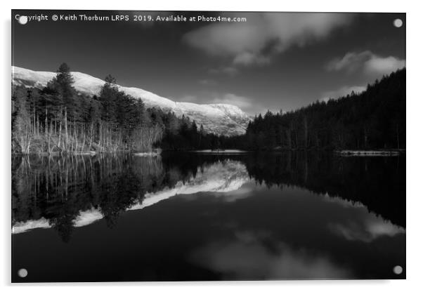 Glencoe Lochan Acrylic by Keith Thorburn EFIAP/b