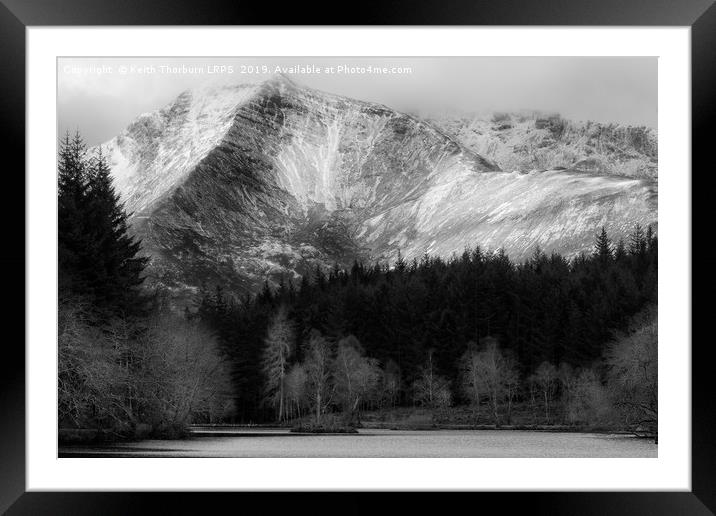 Loch View of Sgorr Dhearg Framed Mounted Print by Keith Thorburn EFIAP/b