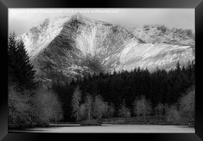 Loch View of Sgorr Dhearg Framed Print by Keith Thorburn EFIAP/b