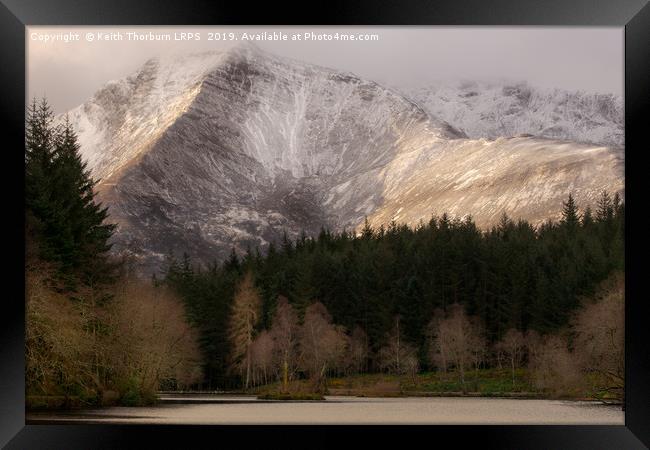 Loch View of Sgorr Dhearg Framed Print by Keith Thorburn EFIAP/b