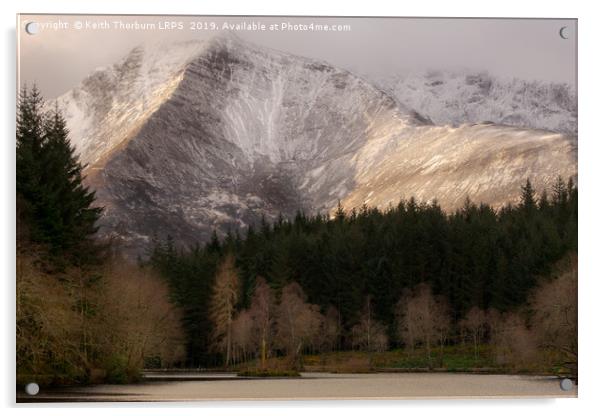 Loch View of Sgorr Dhearg Acrylic by Keith Thorburn EFIAP/b