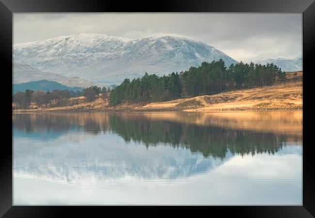 Loch Tulla Framed Print by Daniel kenealy