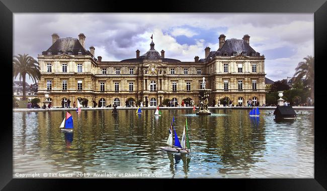 Palais du Luxembourg, Paris Framed Print by Ian Lewis