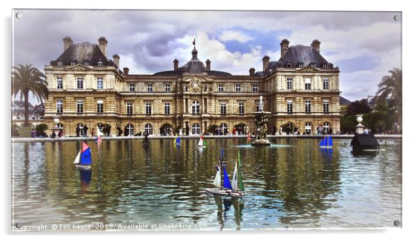 Palais du Luxembourg, Paris Acrylic by Ian Lewis