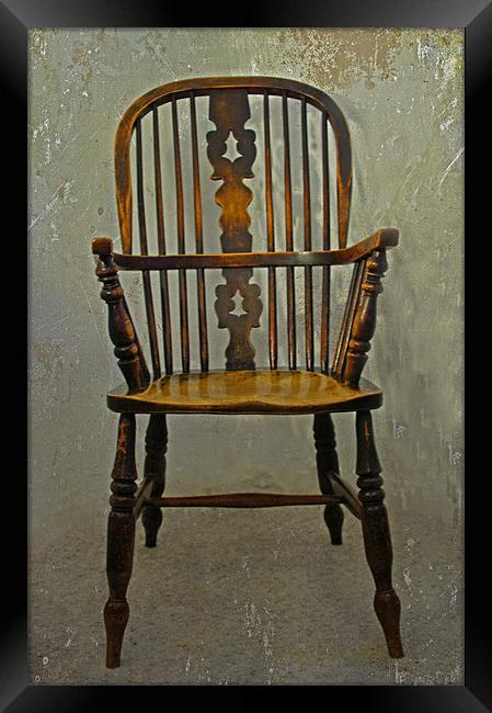 Great Aunt Mary's Chair Framed Print by Jacqi Elmslie