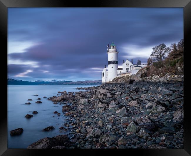 Cloch Lighthouse, Gourock Framed Print by George Robertson