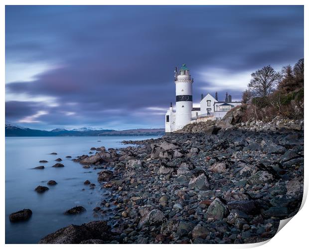 Cloch Lighthouse, Gourock Print by George Robertson