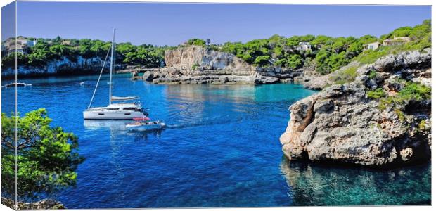 Santanyi  Mallorca Canvas Print by Diana Mower