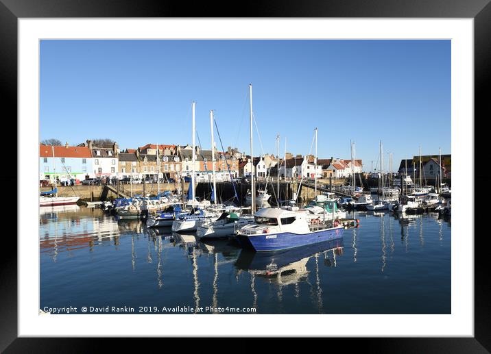 Anstruther harbour , Fife , Scotland Framed Mounted Print by Photogold Prints