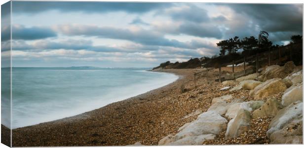 Ringstead Beach in Dorset Canvas Print by Paul Brewer