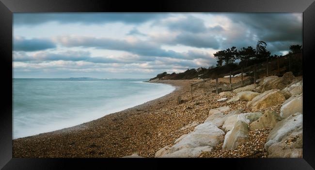 Ringstead Beach in Dorset Framed Print by Paul Brewer