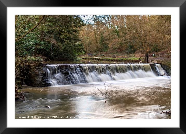 River Frome at Snuff Mills Framed Mounted Print by Claire Turner
