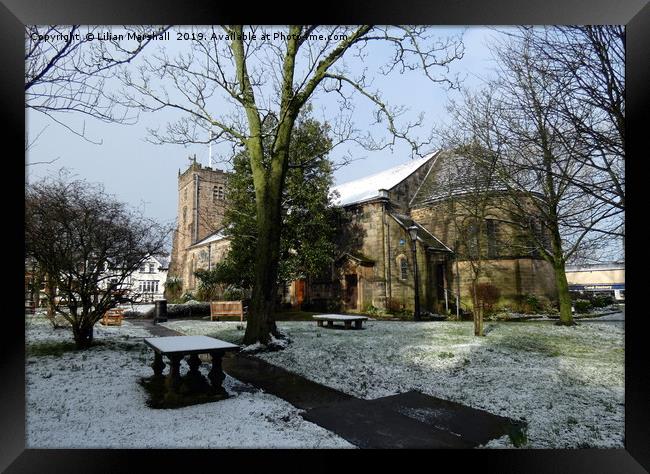 St Chads Church. Poulton le Fylde. Framed Print by Lilian Marshall