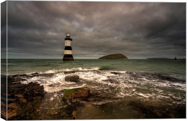 Penmon Point Lighthouse Canvas Print by Palombella Hart