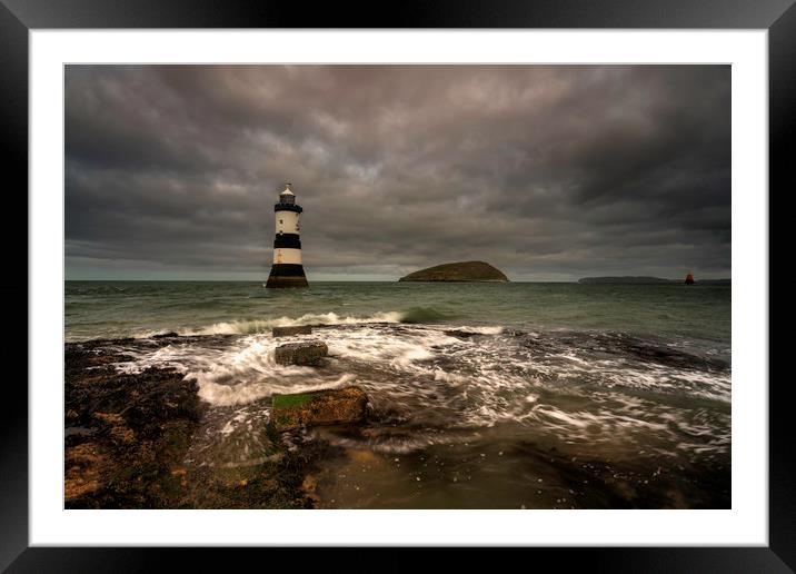 Penmon Point Lighthouse Framed Mounted Print by Palombella Hart