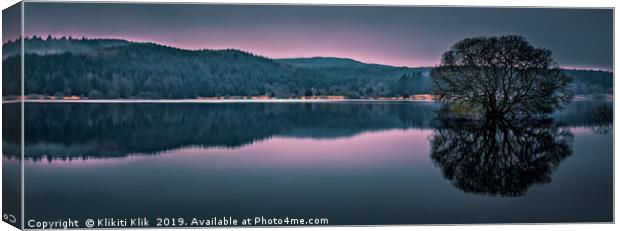Carron Valley Canvas Print by Angela H