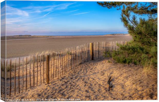 From the Pine Woods to the Sea Canvas Print by Jim Key