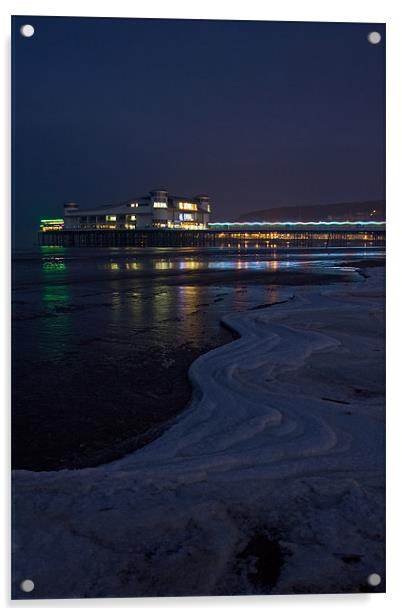 Weston Grand Pier Acrylic by Roy Scrivener