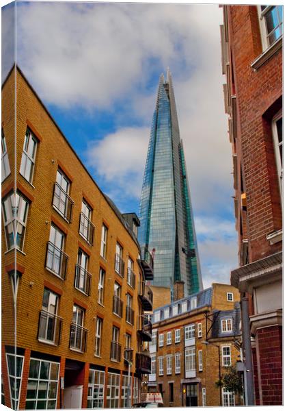 The Shard Southwark London England Canvas Print by Andy Evans Photos