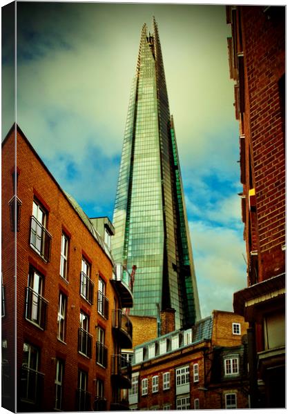 The Shard Southwark London England Canvas Print by Andy Evans Photos
