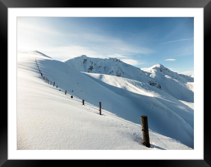 Hochwang Fence Framed Mounted Print by DiFigiano Photography