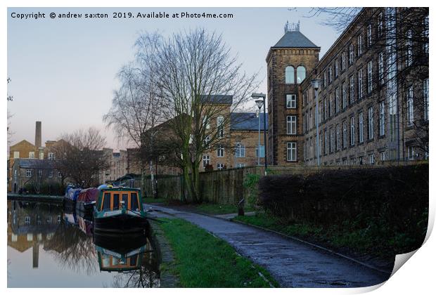 CANAL PATH Print by andrew saxton