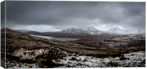 panoramic view, Isle of Skye  Canvas Print by chris smith