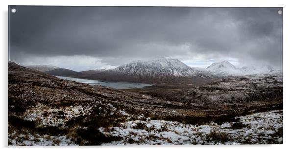 panoramic view, Isle of Skye  Acrylic by chris smith
