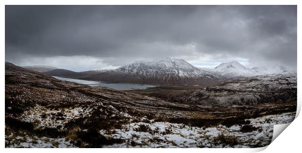 panoramic view, Isle of Skye  Print by chris smith