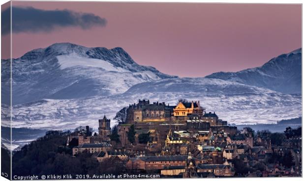 Stirling Castle Canvas Print by Angela H