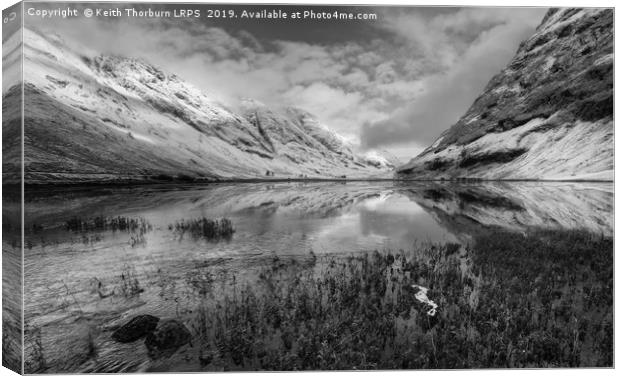 Loch Achtriochtan Canvas Print by Keith Thorburn EFIAP/b