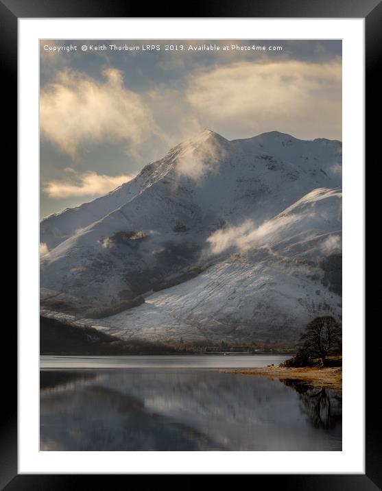 Loch Leven Glencoe Framed Mounted Print by Keith Thorburn EFIAP/b