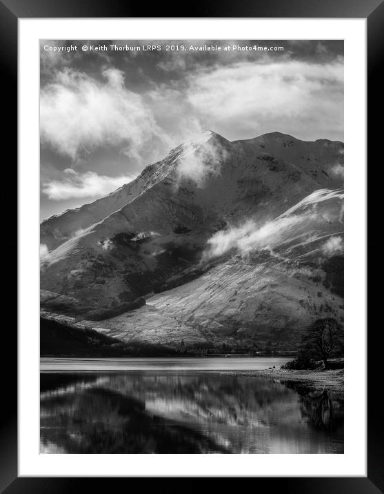 Loch Leven Glencoe Framed Mounted Print by Keith Thorburn EFIAP/b