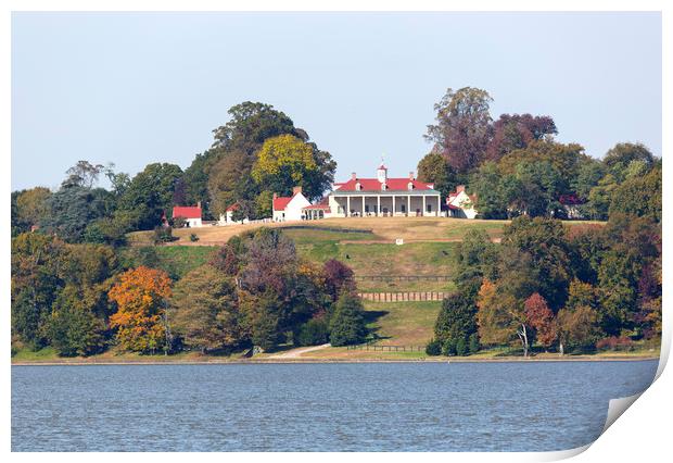 Mount Vernon Virginia Print by CHRIS BARNARD