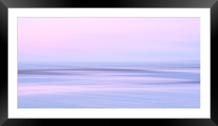 Talacre Sunset Tones Framed Mounted Print by Daniel kenealy