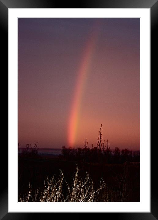 Evening Rainbow Framed Mounted Print by Irina Walker