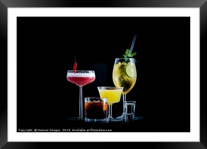 Drinks O'clock Framed Mounted Print by Hannan Images