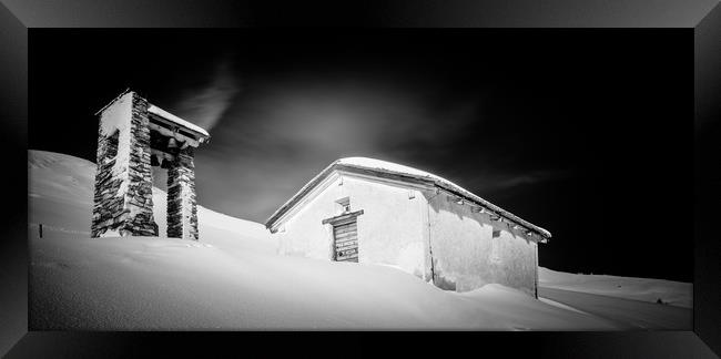 Alp da Stierva Chapel Framed Print by DiFigiano Photography
