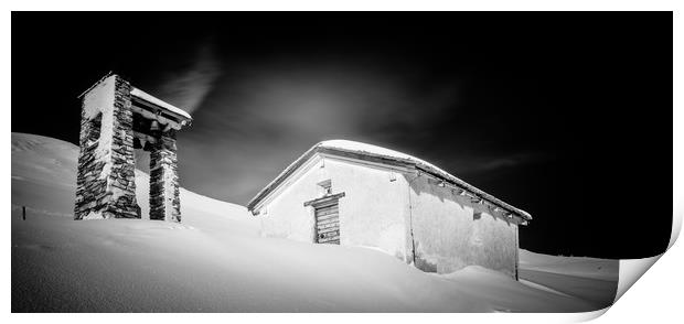 Alp da Stierva Chapel Print by DiFigiano Photography